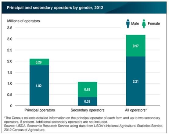 Counting Secondary Operators Triples The Number of Female Operators